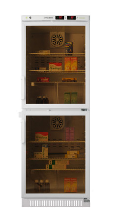 Холодильник фармацевтический двухкамерный Pozis ХФД-280 (140 л/140 л) (стекло/стекло, арт. 220TV)